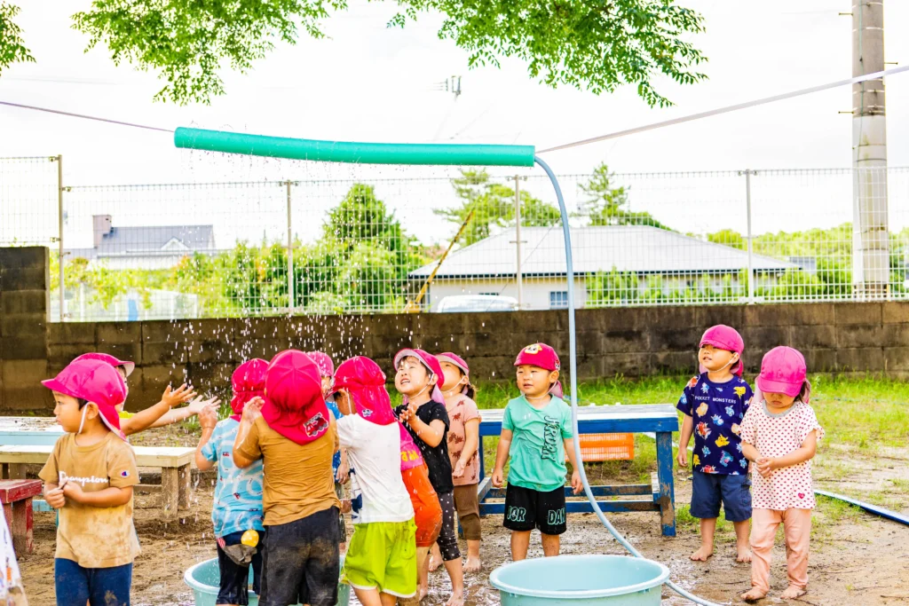 水遊び